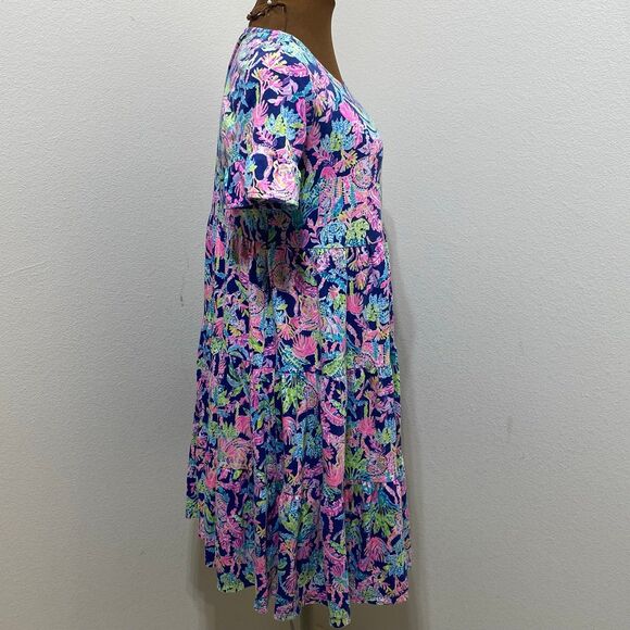 Lilly Pulitzer Jodee Short Sleeve Swing Dress Women's Size Small - Picture 4 of 9